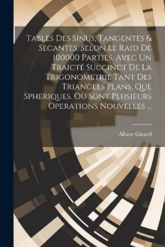 Albert girard tables - albert, des