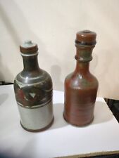 POTERIE DE BLANOT 2 bouteilles  en grès CÉRAMIQUE CONTEMPORAINE