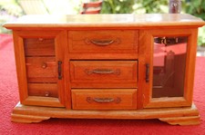 ANCIEN MEUBLE DE  " MAITRISE " - MOBILIER POUPEE ARMOIRE EN BOIS - Années 60/70