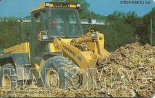 RARE / CARTE TELEPHONIQUE - TRACTOPELLE ENGIN CHANTIER CAMION TRAVAUX/ PHONECARD