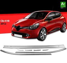 Garniture de cadre de vitre chromée pour Renault Clio IV 2012-2019 Set de 8 p...