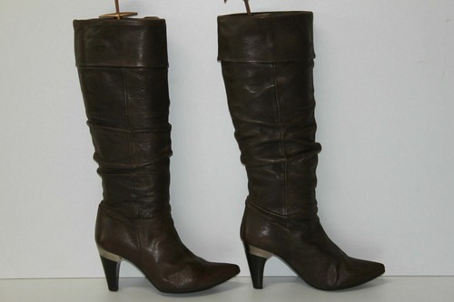 Minelli bottes pointues cuir - minelli,