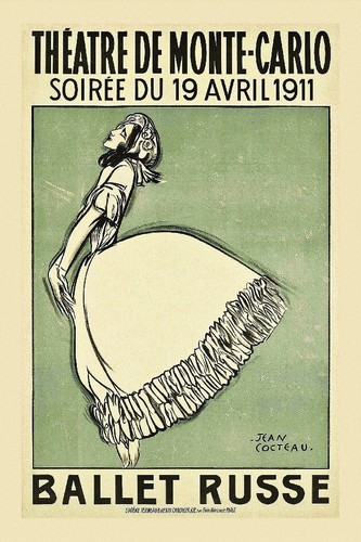 Monte carlo ballet - monte, 1911