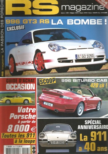 Magazine 996 gt3 rs - n°26,