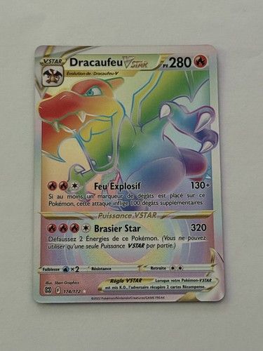 Carte pokémon dracaufeu - carte, vstar