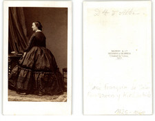 Disdéri, Paris, Maria Francesca de Teba, duchesse d'Albe Vintage albumen pr