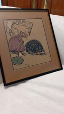 ANCIENNE LITHOGRAPHIE ANIMALIERE signée CECIL ALDIN 