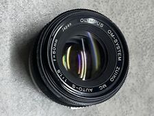 LENS OBJECTIF OLYMPUS ZUIKO MC AUTO-S   50mm  1:1.8 