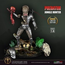 Figurine Predator Jungle Hunter 1.6 Action Figure 30 cm Custom Statue Tete Laser
