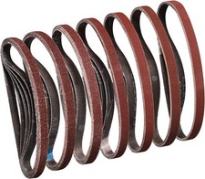 Bande Abrasive 13X457 mm- Grains 5 X 40/60/80/120/180/240/320 Bande de Ponceuse