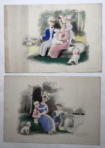 Lithographies anciennes - 2,