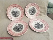 4 Anciennes Assiettes
