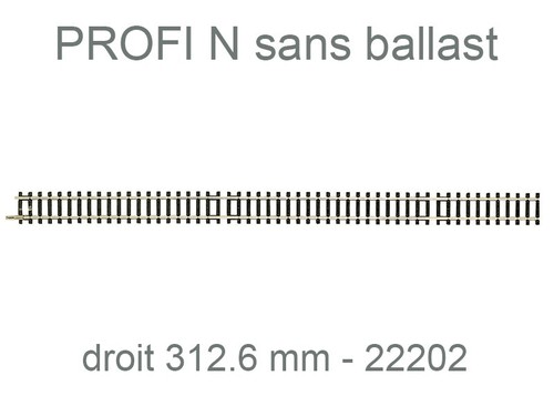 Fleischmann rail droit 312 - rail,