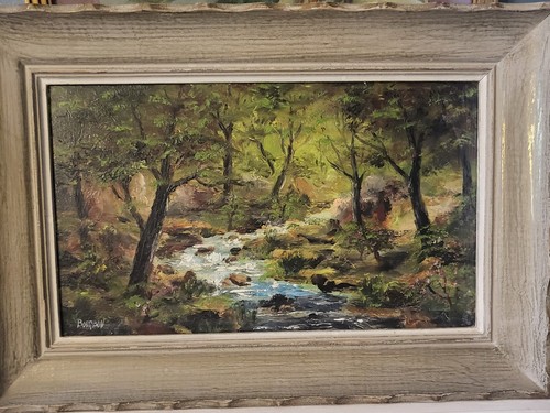 Tableau huile sur - ,