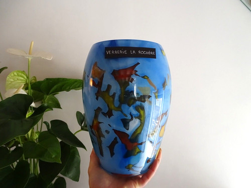 Vase verrerie rochère - la,