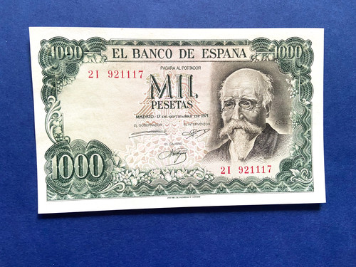 Superbe billet 1000 pesetas - 1000,