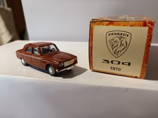 1/43 PEUGEOT 304 MARRON 1970 NOREV AVEC BOITE