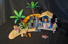 Playmobil 6979  île vacances tout équipée : personnages, animaux, accessoires.