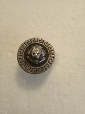 bague tête de lion argenté