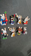 LOT DE 8 FIGURINES LAPIN CRETIN UBISOFT BANDE DESSINEE