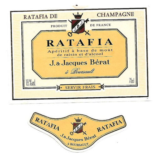 Etiquette ratafia de - etiquette,