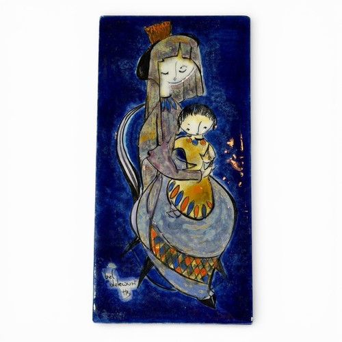 Carreau faïence encadré - carreau,