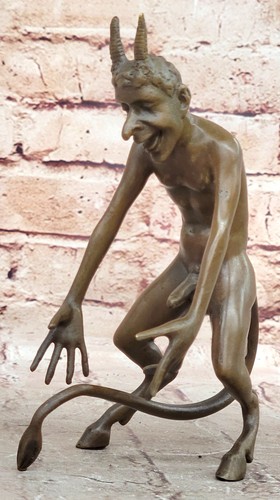 Statue bronze signée de - bronze,