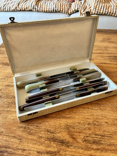 Lot couteaux vintage coffret - vintage,
