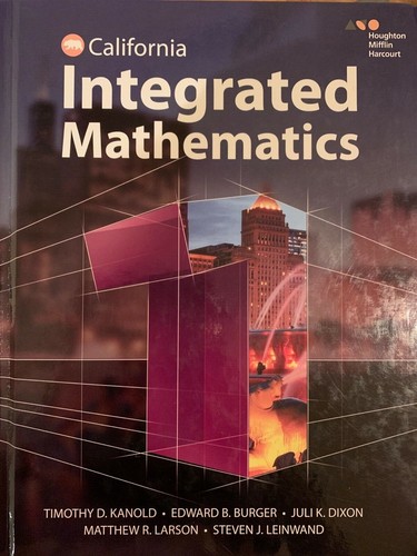 Hmh integrated math student - hmh, 1: