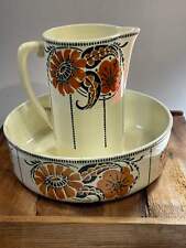 Vintage Wash Basin & Pitcher by St. Amand