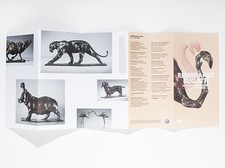 BUGATTI Rembrandt brochure dépliant de l'exposition des sculptures à Berlin 2014