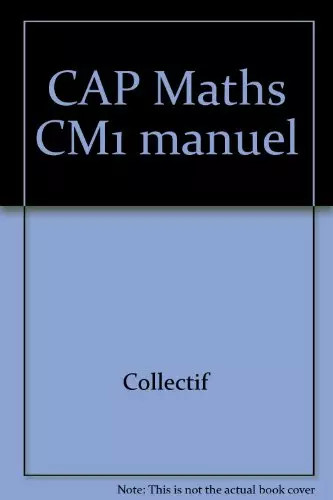 Cap maths cm1 manuel - maths,