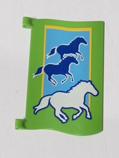PLAYMOBIL DRAPEAU FERME PONEY