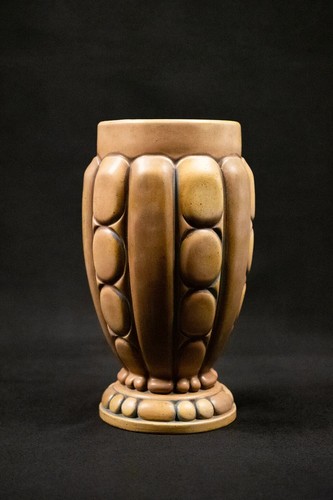 Vase grès émaillé art - vase, en