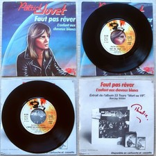 PATRICK JUVET (Jean-Michel JARRE)-45t SP-FAUT PAS RÊVER/L’ENFANT AUX CHEVEUX BL.