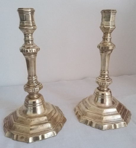 Paire bougeoirs - bougeoirs, /