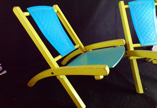 Fauteuils pliable poupée - fauteuils,
