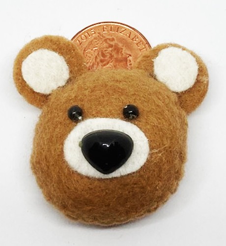 Coussin tête ours - d'ours, pour