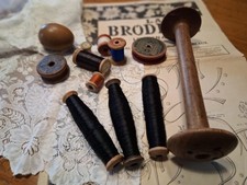 LOT DE BOBINES BOIS FIL