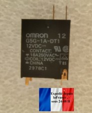 Relais 12 V ,G5G-1A-DT1 Omron, 16A 250V