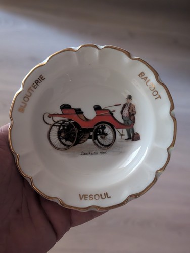 Cendrier porcelaine limoges - de,