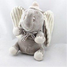 Doudou musical éléphant gris