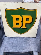 plaque émaillée ancienne garage BP 60x60cm