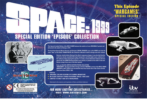 Space 1999 hawk warship - space, ix