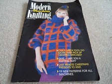 Modern Machine Knitting Magazine December 1986