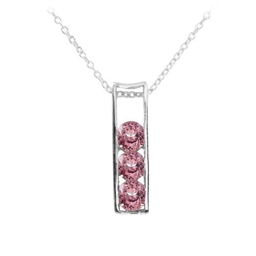 Collier argent sterling - en,
