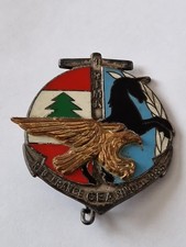 Insigne militaire 1° régiment d'infanterie de marine CEA FINUL LIBAN 1985