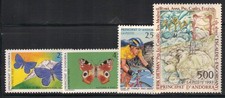 Andorre 1993 Yvert 432/33 434 et 440 neufs** MNH (AP74)