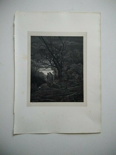 Gravure ancienne gustave doré - gravure,