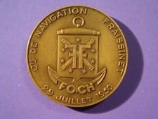 médaille de la Cie de navigation Fraissinet  - paquebot FOCH - 29 juillet 1950